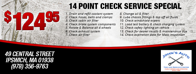 14 Point Check Winter Service